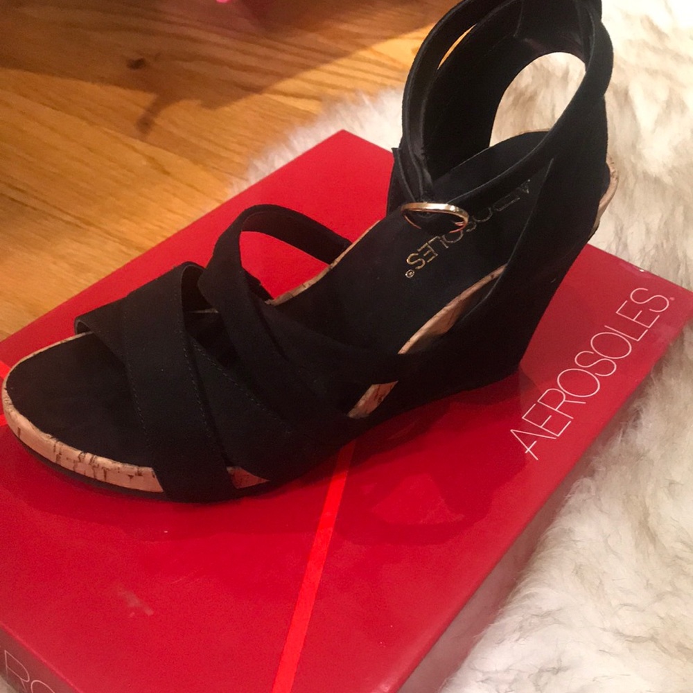 Black and Cork Espadrilles